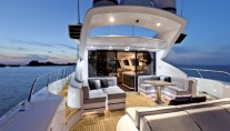 Motor yacht KAWAI -  Aft Deck at Night